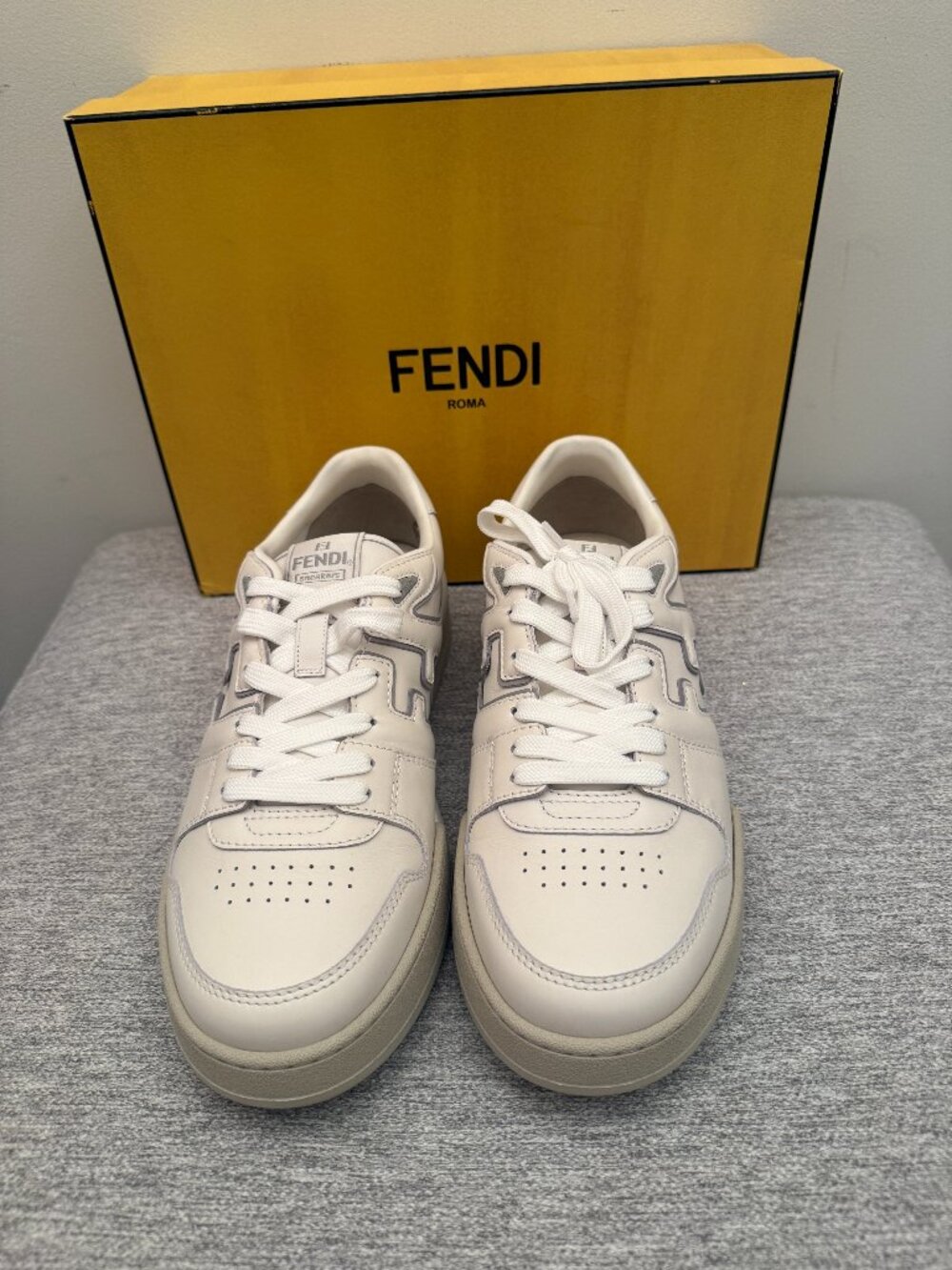 Fendi Match Low Top Sneakers - White - UK 11 / US 12